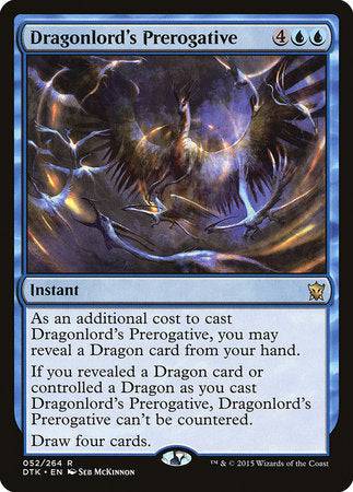 Dragonlord's Prerogative [Dragons of Tarkir] - Destination Retro