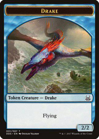 Drake Token [Duel Decks: Mind vs. Might Tokens] - Destination Retro