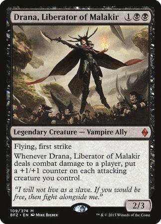 Drana, Liberator of Malakir [Battle for Zendikar] - Destination Retro
