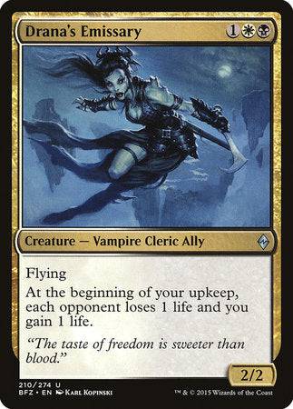 Drana's Emissary [Battle for Zendikar] - Destination Retro