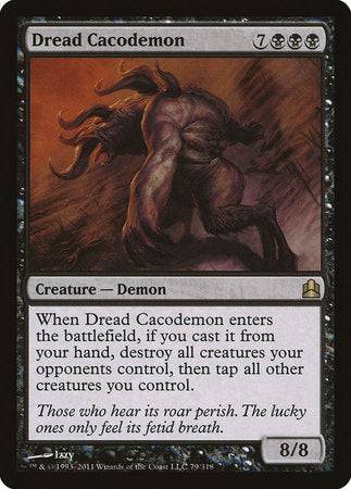 Dread Cacodemon [Commander 2011] - Destination Retro