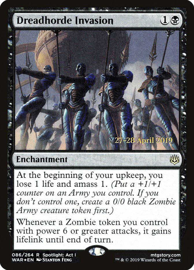 Dreadhorde Invasion  [War of the Spark Prerelease Promos] - Destination Retro