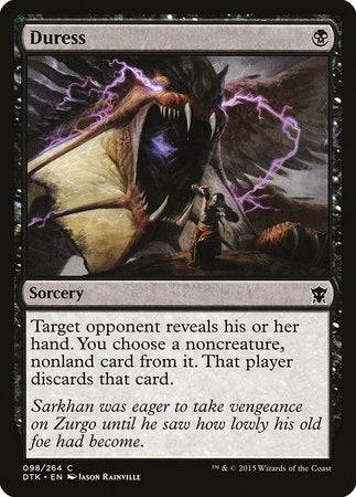 Duress [Dragons of Tarkir] - Destination Retro