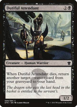 Dutiful Attendant [Dragons of Tarkir] - Destination Retro