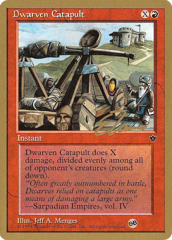 Dwarven Catapult (Eric Tam) (SB) [Pro Tour Collector Set] - Destination Retro