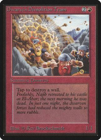Dwarven Demolition Team [Limited Edition Beta] - Destination Retro