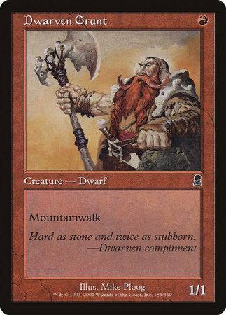 Dwarven Grunt [Odyssey] - Destination Retro