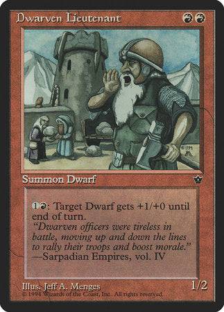 Dwarven Lieutenant [Fallen Empires] - Destination Retro