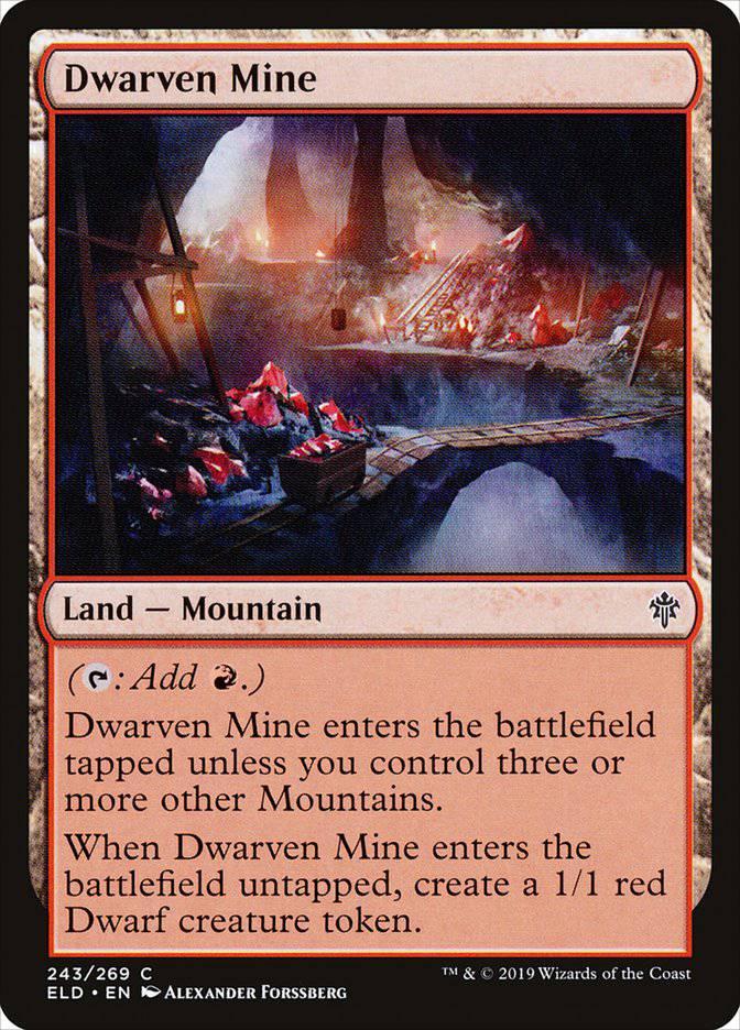 Dwarven Mine [Throne of Eldraine] - Destination Retro