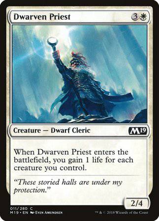 Dwarven Priest [Core Set 2019] - Destination Retro