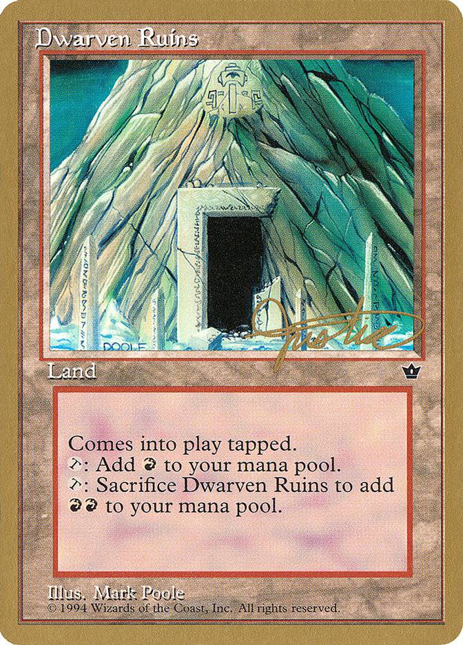 Dwarven Ruins (Mark Justice) [Pro Tour Collector Set] - Destination Retro