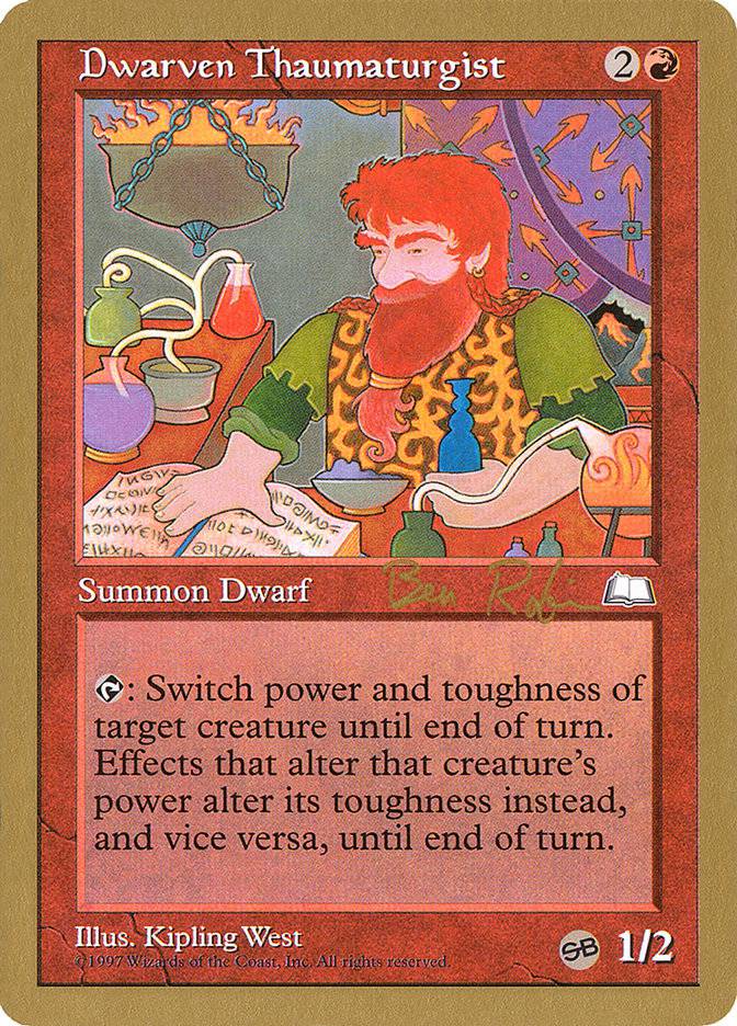 Dwarven Thaumaturgist (Ben Rubin) (SB) [World Championship Decks 1998] - Destination Retro