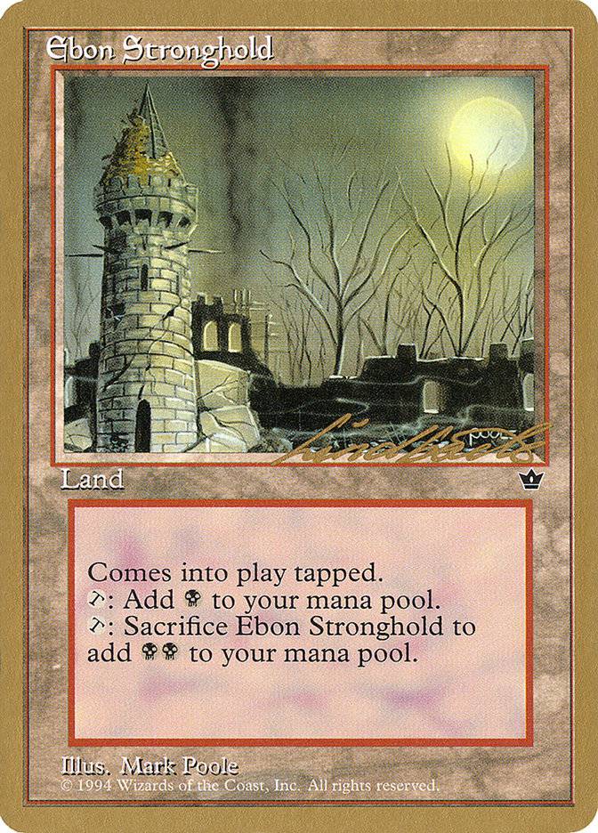 Ebon Stronghold (Leon Lindback) [Pro Tour Collector Set] - Destination Retro