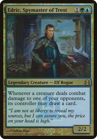 Edric, Spymaster of Trest (Commander Launch Promo) [Commander 2011 Launch Party] - Destination Retro