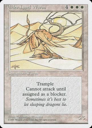 Elder Land Wurm [Fourth Edition] - Destination Retro