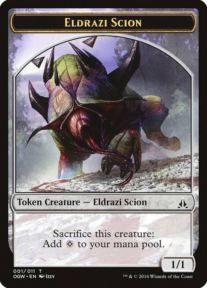 Eldrazi Scion (001/011) [Oath of the Gatewatch Tokens] - Destination Retro