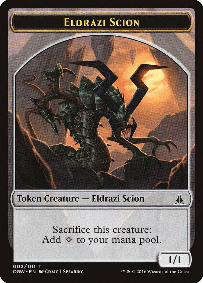 Eldrazi Scion (002/011) [Oath of the Gatewatch Tokens] - Destination Retro