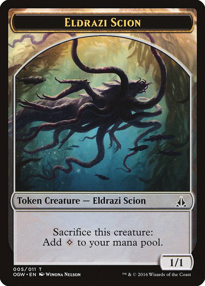 Eldrazi Scion (005/011) [Oath of the Gatewatch Tokens] - Destination Retro