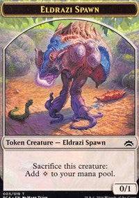 Eldrazi Spawn (003) // Eldrazi Double-sided Token [Planechase Anthology] - Destination Retro
