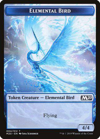Elemental Bird Token [Core Set 2020 Tokens] - Destination Retro