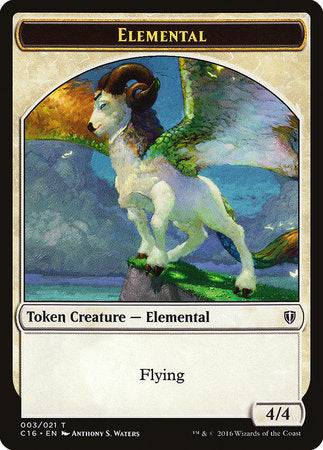 Elemental // Soldier Double-sided Token [Commander 2016 Tokens] - Destination Retro