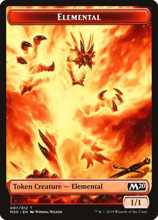 Elemental Token [Core Set 2020 Tokens] - Destination Retro