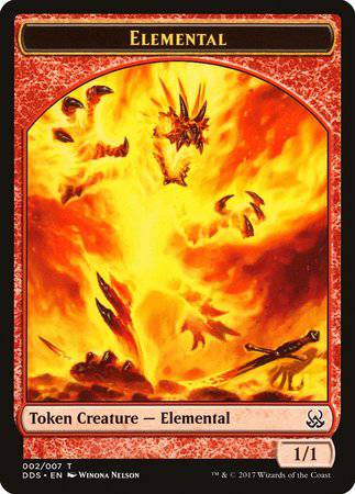 Elemental Token [Duel Decks: Mind vs. Might Tokens] - Destination Retro
