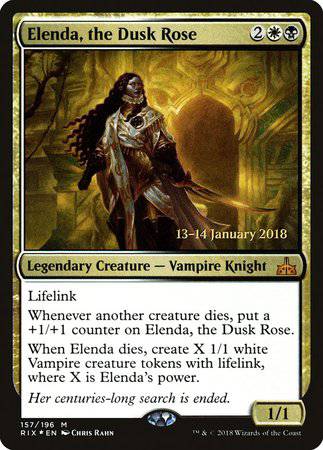 Elenda, the Dusk Rose [Rivals of Ixalan Promos] - Destination Retro