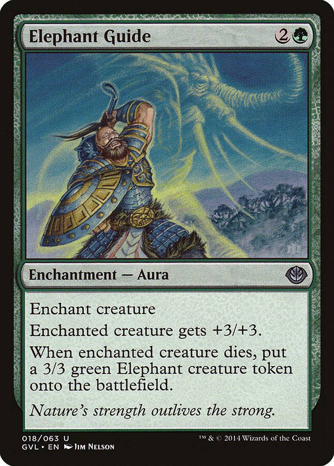 Elephant Guide (Garruk vs. Liliana) [Duel Decks Anthology] - Destination Retro