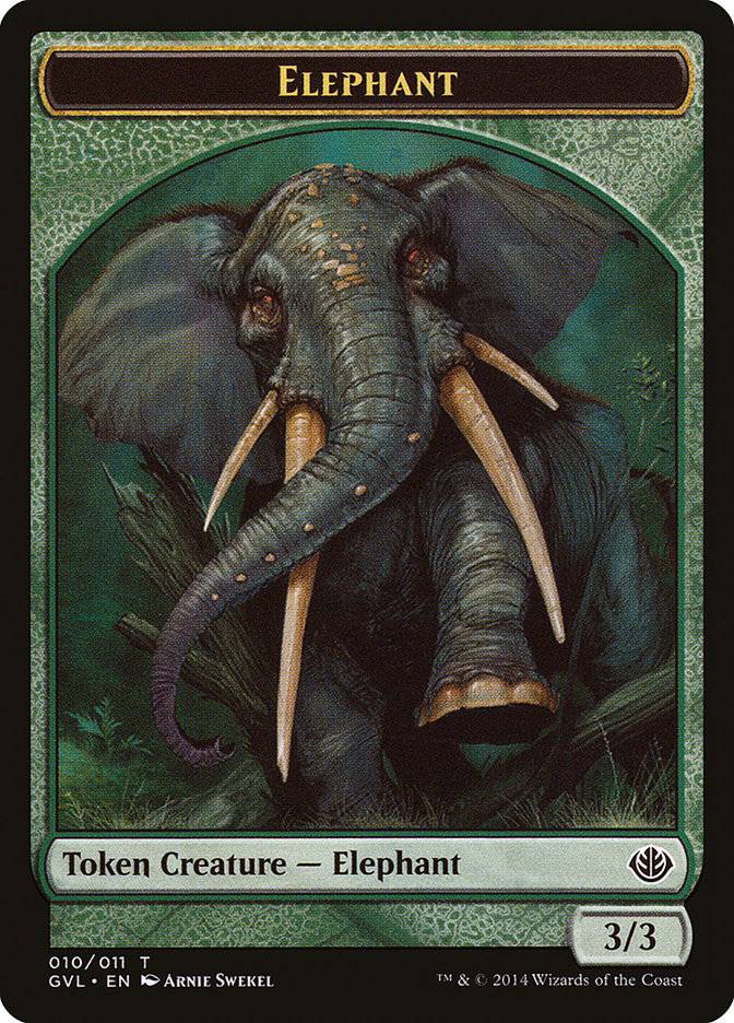 Elephant Token (Garruk vs. Liliana) [Duel Decks Anthology Tokens] - Destination Retro