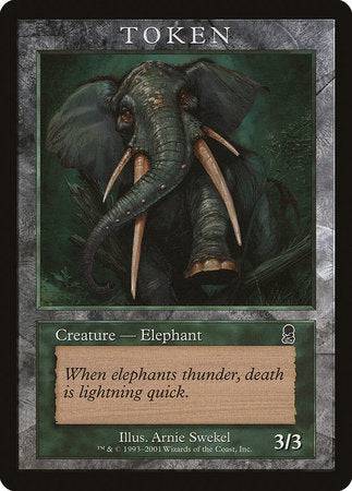 Elephant Token (Odyssey) [Magic Player Rewards 2002] - Destination Retro