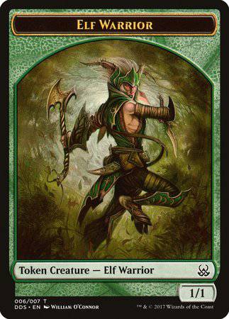 Elf Warrior Token [Duel Decks: Mind vs. Might Tokens] - Destination Retro