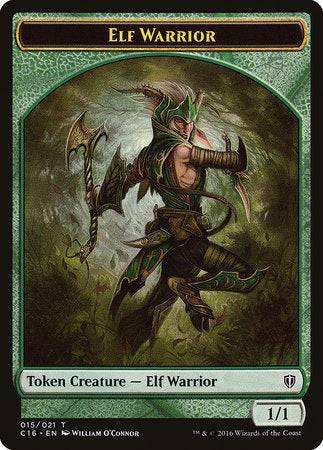 Elf Warrior // Zombie Double-sided Token [Commander 2016 Tokens] - Destination Retro