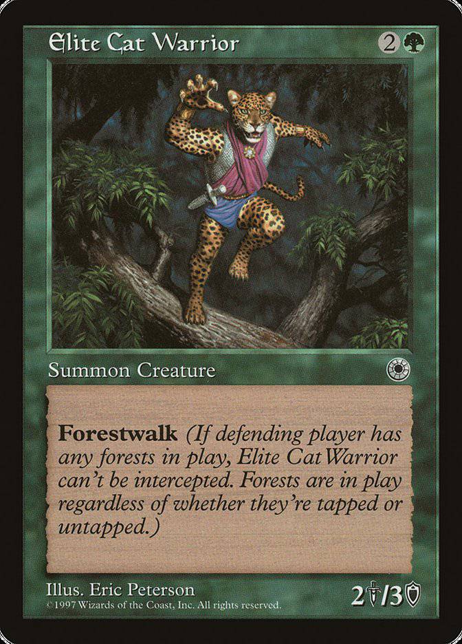 Elite Cat Warrior (No Flavor Text) [Portal] - Destination Retro