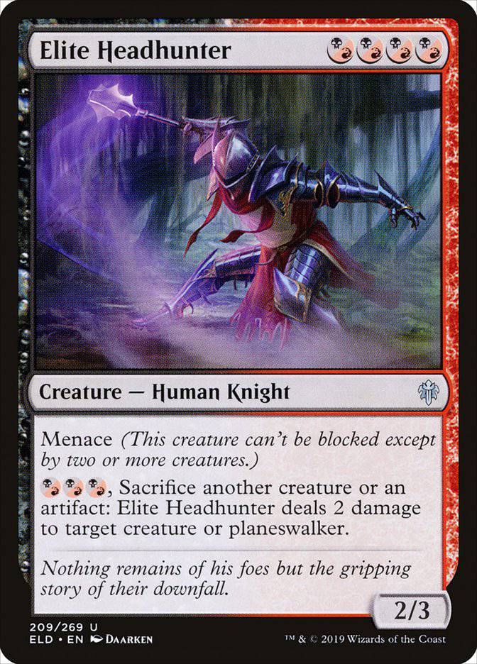 Elite Headhunter [Throne of Eldraine] - Destination Retro
