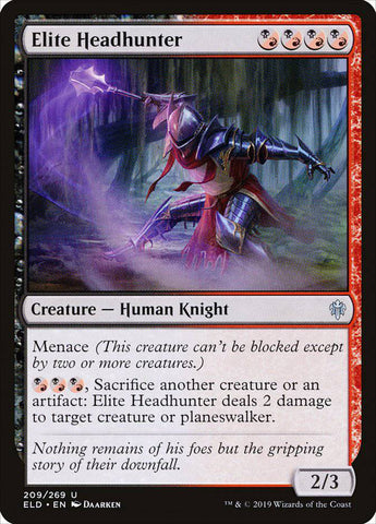 Elite Headhunter [Throne of Eldraine] - Destination Retro