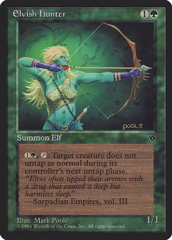 Elvish Hunter (Mark Poole) [Fallen Empires] - Destination Retro