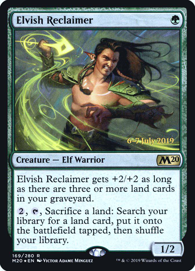 Elvish Reclaimer  [Core Set 2020 Prerelease Promos] - Destination Retro