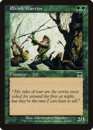 Elvish Warrior [Onslaught] - Destination Retro