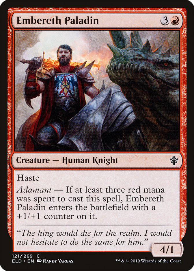 Embereth Paladin [Throne of Eldraine] - Destination Retro
