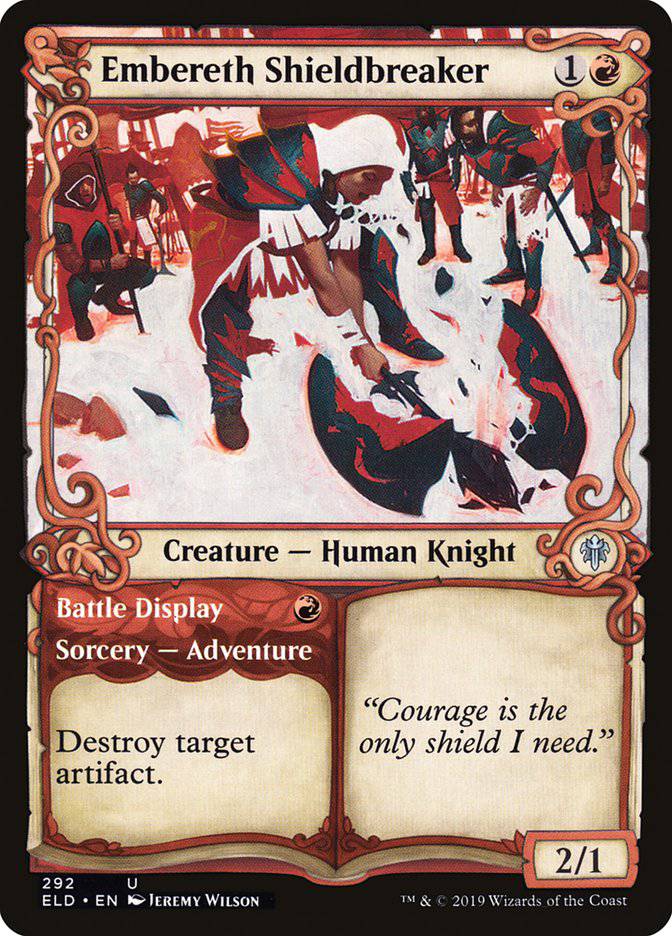 Embereth Shieldbreaker // Battle Display (Showcase) [Throne of Eldraine] - Destination Retro