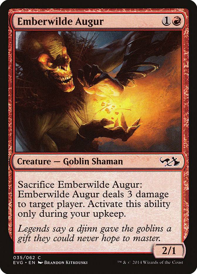 Emberwilde Augur (Elves vs. Goblins) [Duel Decks Anthology] - Destination Retro