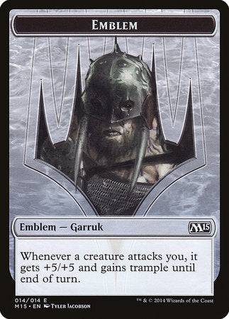 Emblem - Garruk, Apex Predator [Magic 2015 Tokens] - Destination Retro