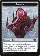 Emblem -  Jaya Ballard [Mythic Edition Tokens] - Destination Retro