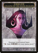 Emblem - Liliana of the Dark Realms [Magic 2013 Tokens] - Destination Retro