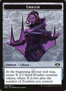 Emblem - Liliana, the Last Hope [Mythic Edition Tokens] - Destination Retro