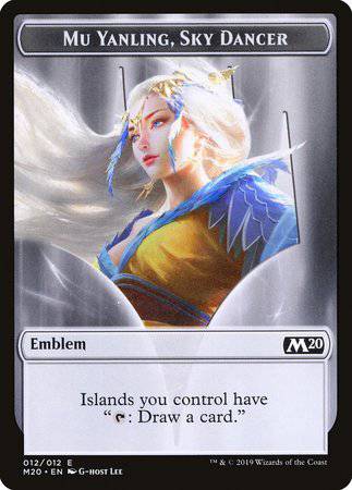 Emblem - Mu Yanling, Sky Dancer [Core Set 2020 Tokens] - Destination Retro