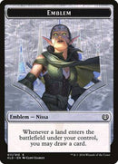 Emblem - Nissa, Vital Force [Kaladesh Tokens] - Destination Retro