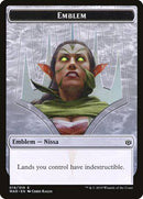 Emblem - Nissa, Who Shakes the World [War of the Spark Tokens] - Destination Retro