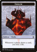 Emblem - Ob Nixilis Reignited [Battle for Zendikar Tokens] - Destination Retro